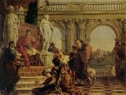 Giovanni Battista Tiepolo Maeccenas Presenting the Liberal Arts to Augustus oil painting artist